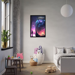 Wandbild 'Das Weltall Einmachglas des Universums'