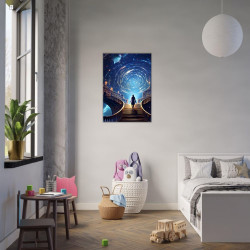 Wandbild 'Die Treppen in den Himmel'