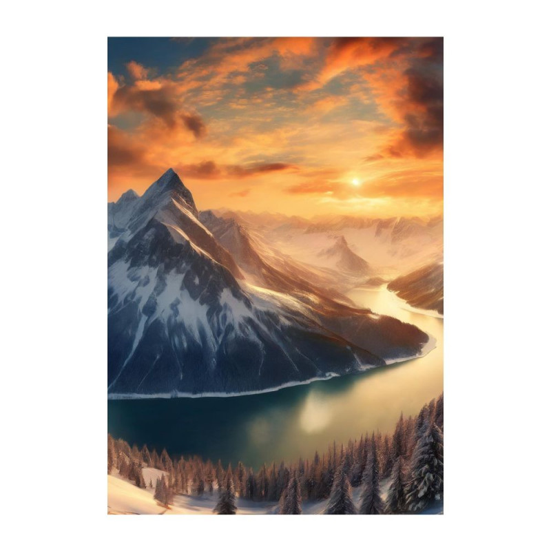 Wandbild 'Alpenzaubert'