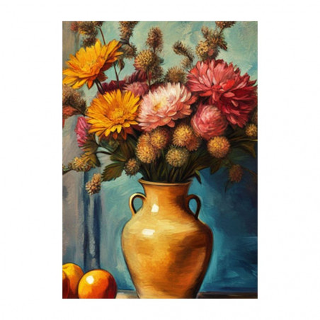 Wandbild 'Schöne Blumen in einer Vase'