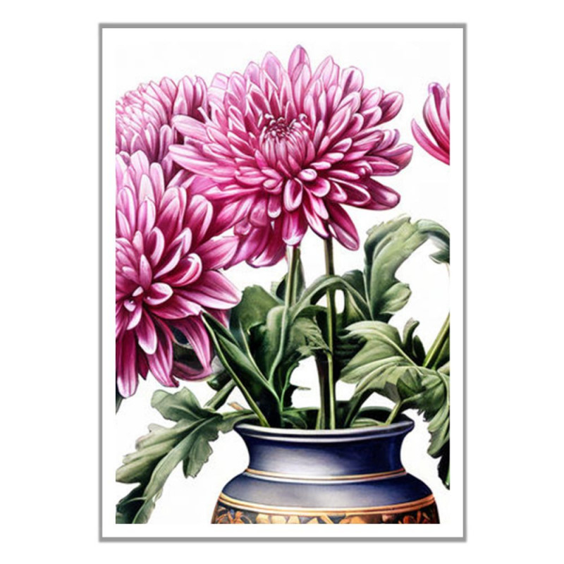 Wandbild 'Blumenvase in Szene gesetzt'