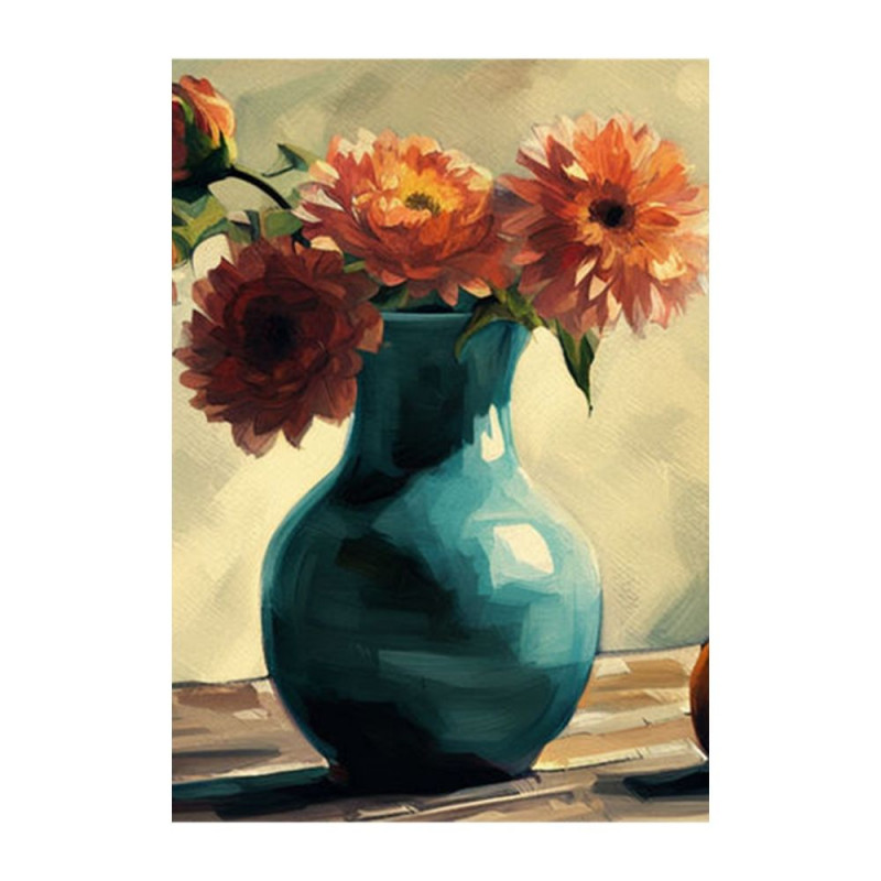 Wandbild 'Schöne Blumen in einer Vase'