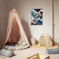 Wandbild 'Surfende Profis'