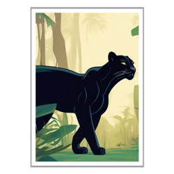Wandbild 'Unser liebevollen Dschungel Jaguar'