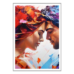 Wandbild 'Die Kunst der Liebe'
