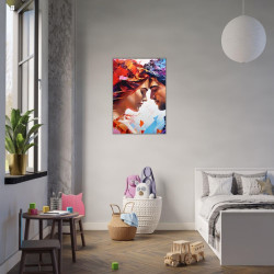 Wandbild 'Die Kunst der Liebe'