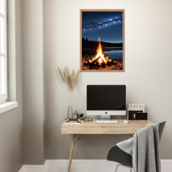 Wandbild 'Gemütlich unter dem Sternenhimmel'