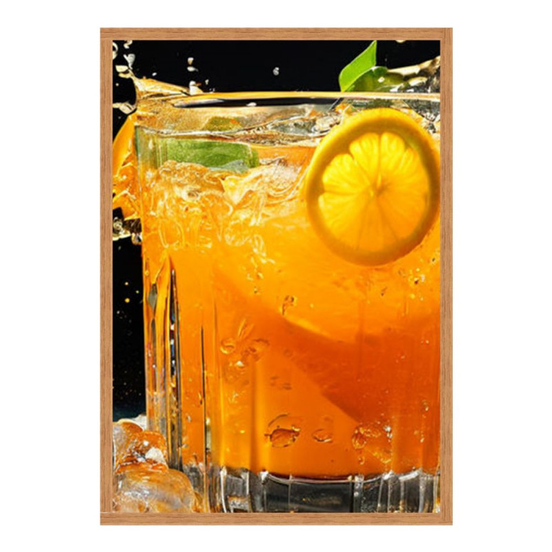Wandbild 'Orangen Vitaminbombe'