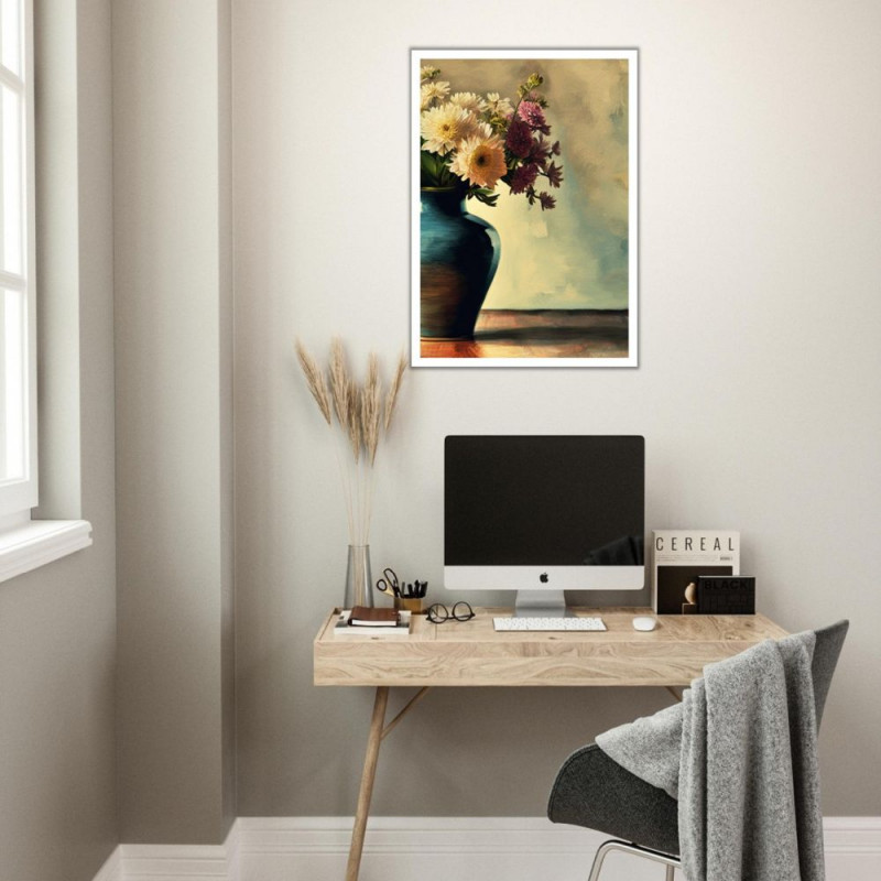 Wandbild 'Schöne Blumen in einer Vase'