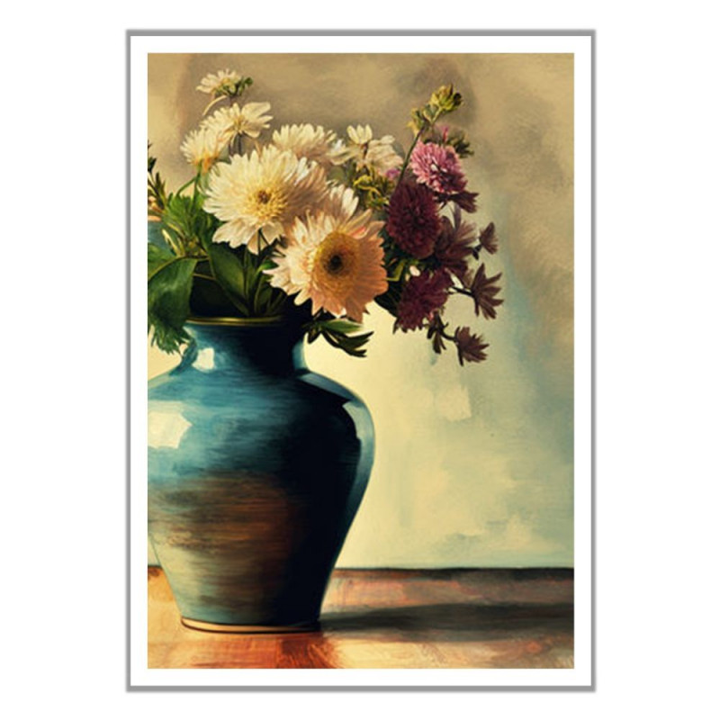 Wandbild 'Schöne Blumen in einer Vase'