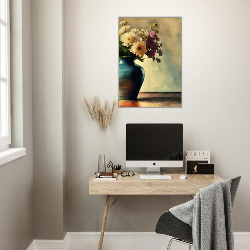 Wandbild 'Schöne Blumen in einer Vase'