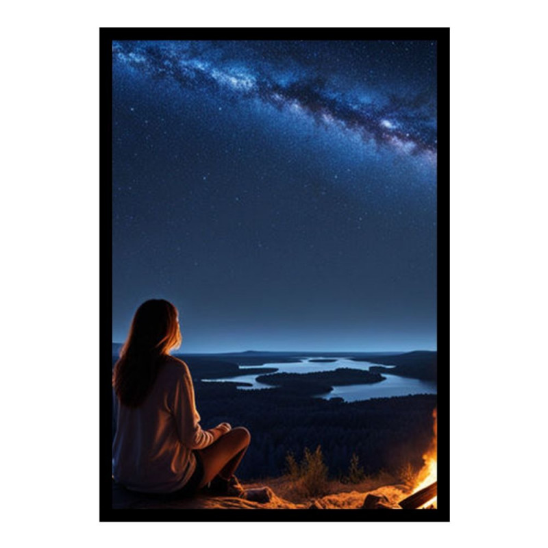 Wandbild 'Gemütlich unter dem Sternenhimmel'