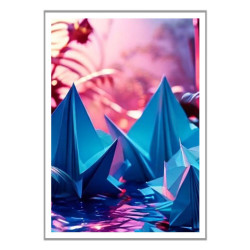 Wandbild 'Origami Dschungel   Welt aus Papiere'