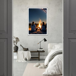 Wandbild 'Gemütlich unter dem Sternenhimmel'