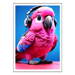 Wandbild 'Papagei   Unsere süssen Tiere'