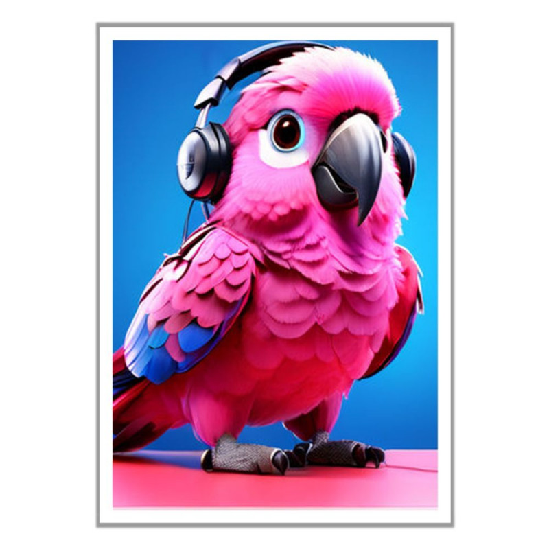 Wandbild 'Papagei   Unsere süssen Tiere'