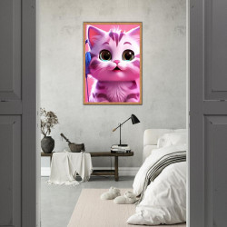 Wandbild 'Katze   Unsere süssen Tiere'