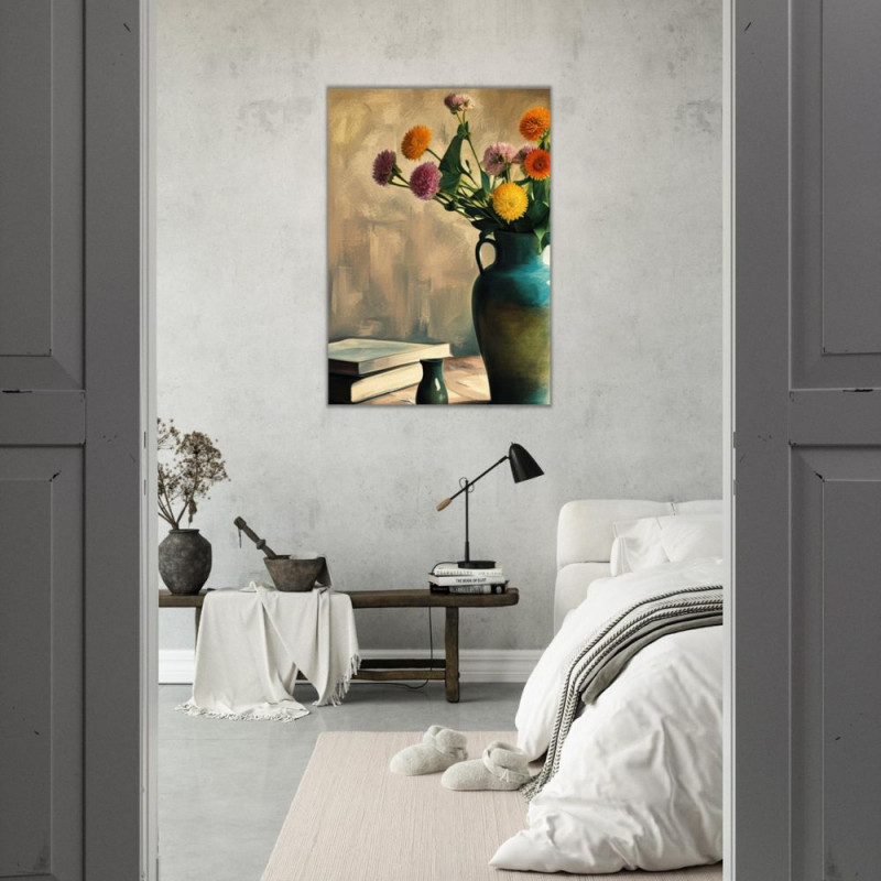 Wandbild 'Schöne Blumen in einer Vase'