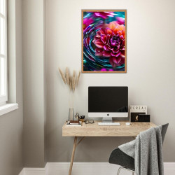 Wandbild 'Die Blumenzirkulation   Vermischung'