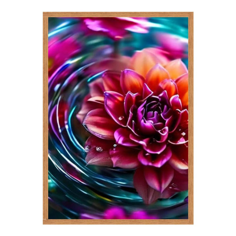 Wandbild 'Die Blumenzirkulation   Vermischung'