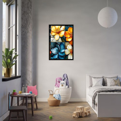 Wandbild 'Die schönen Schachbrettblumen'