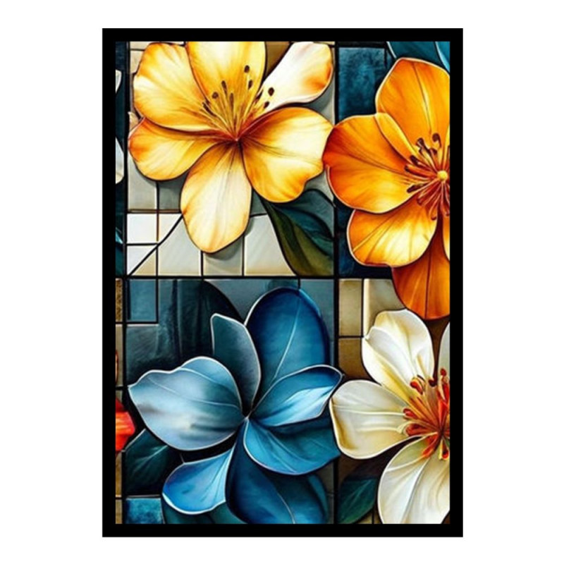 Wandbild 'Die schönen Schachbrettblumen'