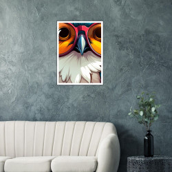 Wandbild 'Vogel aus einer Pop Art Illustration'