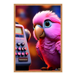 Wandbild 'Unsere süssen Tiere   Papagei'