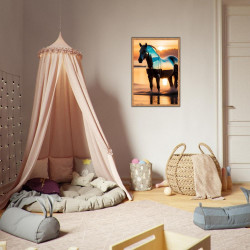 Wandbild 'Transparentes Pferd zeigt sein Ich'