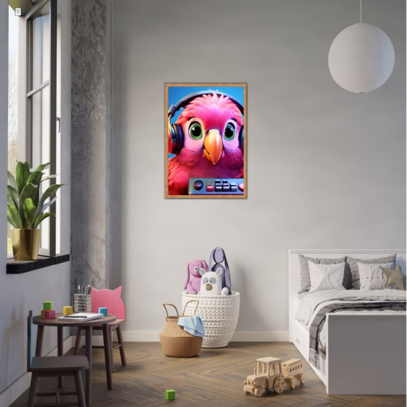 Wandbild 'Unsere süssen Tiere   Vogel Piep'