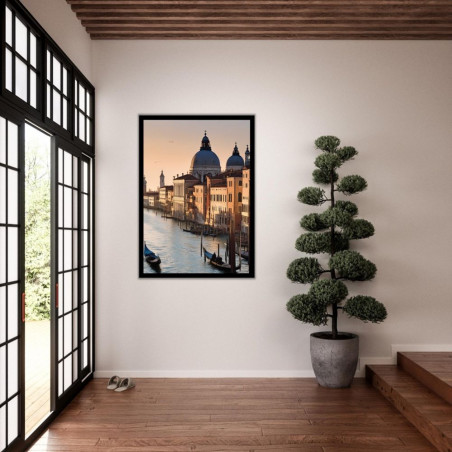 Wandbild 'Der Fluss in Venedig'