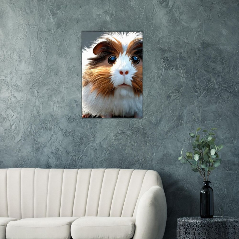 Wandbild 'Flauschige Meerschwein'