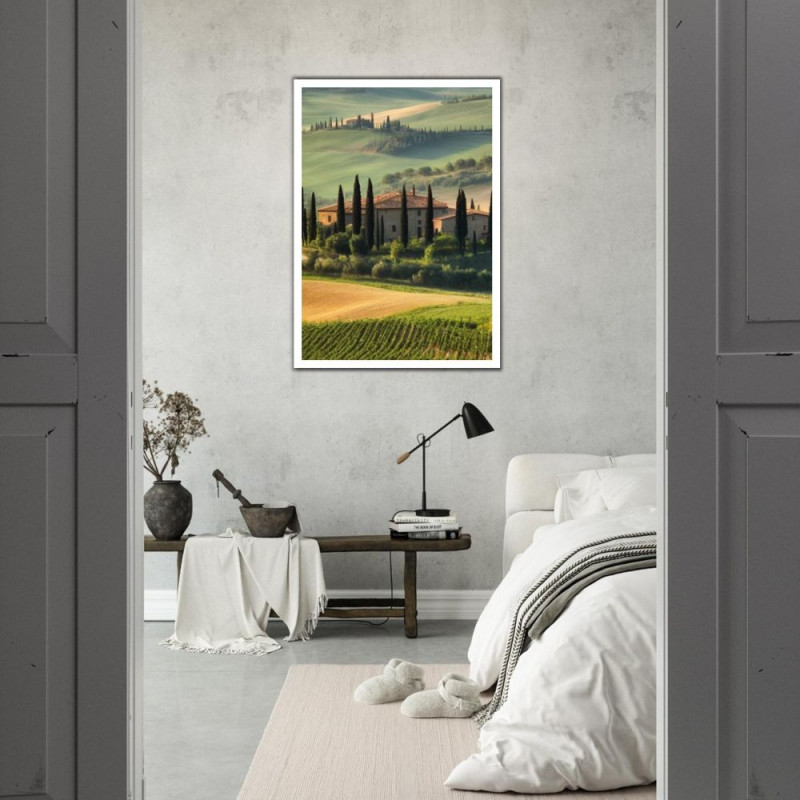 Wandbild 'Die Landschaft der Toskana'