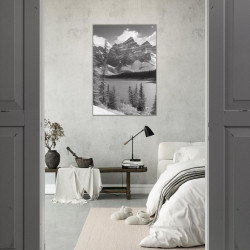 Wandbild 'Kanada in Schwarz Weiß'