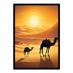 Wandbild 'Mystische Wüste'