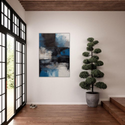 Wandbild 'Abstrakte Kunst mit vielen bunten Farben'