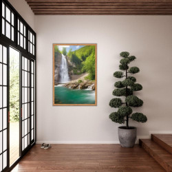 Wandbild 'Ein schöner Wasserfall'