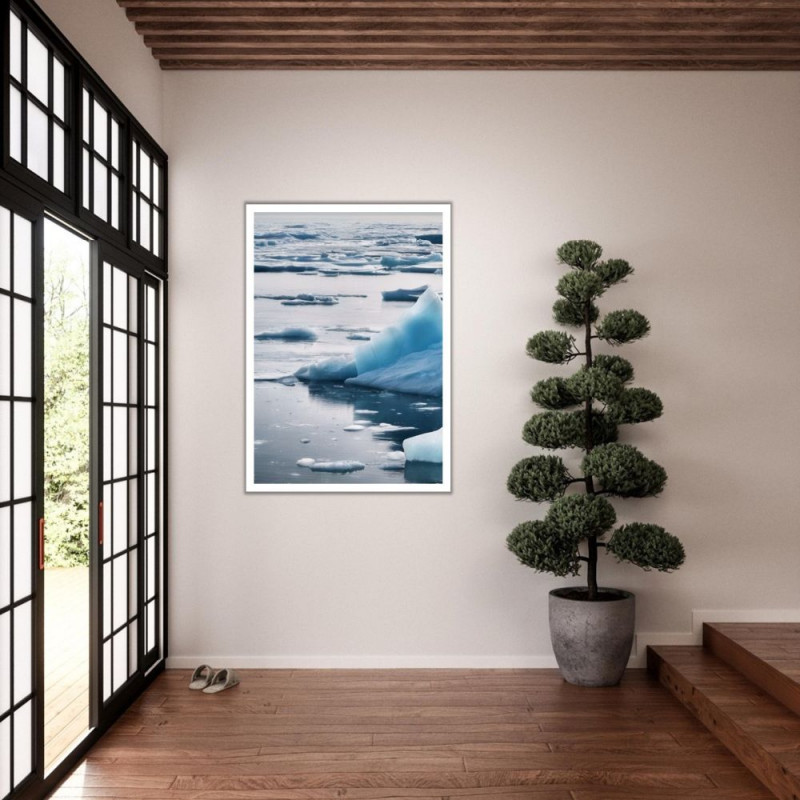 Wandbild 'Die letzte Eisscholle'