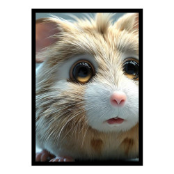 Wandbild 'Flauschiger Hamster'