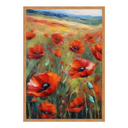 Wandbild 'Die Gelassenheit der Mohnblume'