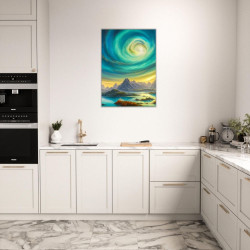 Wandbild 'Kosmatische Farbenvielfalt'