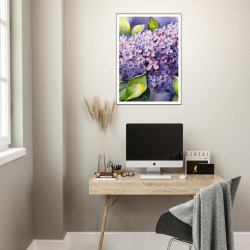 Wandbild 'Der Flieder   Aquarell'