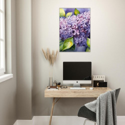 Wandbild 'Der Flieder   Aquarell'