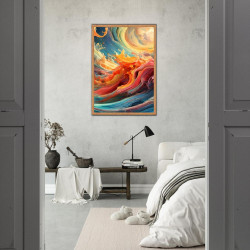 Wandbild 'Frühlingsfarbexplosion'
