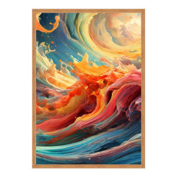 Wandbild 'Frühlingsfarbexplosion'