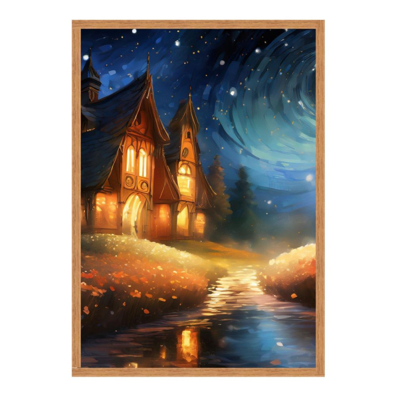 Wandbild 'Schöne Nacht'