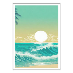Wandbild 'Tropisches Traumparadies'