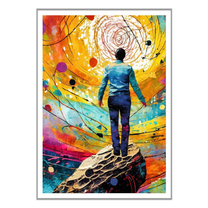 Wandbild 'Lebendige Farbinspiration'