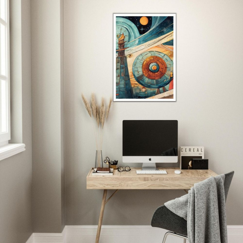 Wandbild 'Traumreise ins Unbekannte'