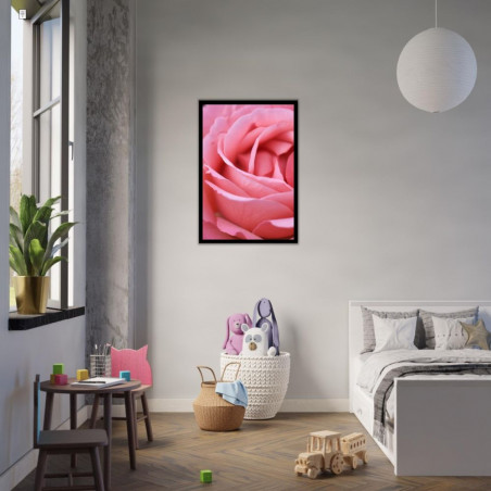 Wandbild 'Nahaufnahme einer Rose'